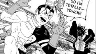 Fumihiko Tabata and Kenjaku as seen in the manga (Image Source: Shueisha)